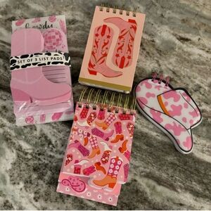 A Little Bit Country Cowgirl Stationary Office Supply Variety Sets